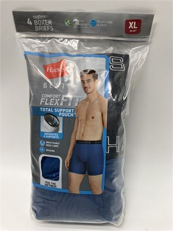 Hanes Men’s Boxer Briefs size XL