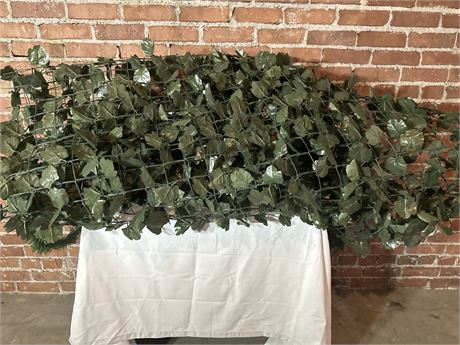 Large Panel of Faux Greenery